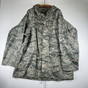 Army ACU UCP Camo Improved Rainsuit Parka Wet Weather Jacket Medium